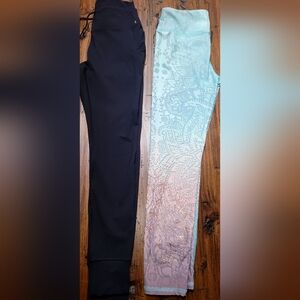 Bundle Of Two Avalanche  Black Evolution and Creation, Ombre Design,  Leggings